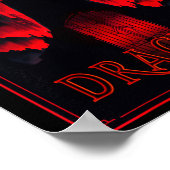 Dracula Gothic Horror Vampire Art - Halloween Vamp Poster (Hoek)