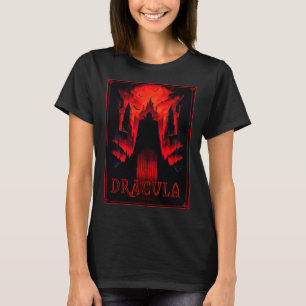 Dracula Gothic Horror Vampire Art - Halloween Vamp T-shirt