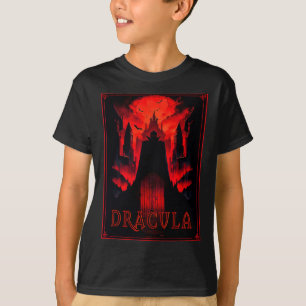 Dracula Gothic Horror Vampire Art - Halloween Vamp T-shirt
