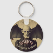 Dracula Gotische Halloween Party Favor Sleutelhanger (Voorkant)