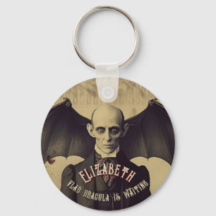Dracula  Gotische Halloween Party Favor Sleutelhanger