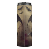 Dracula  Gotische Halloween Vampier Thermosbeker (Achterkant)