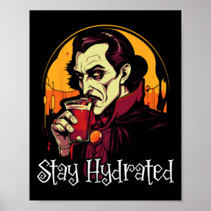 Dracula Halloween Enge Trick or treat Spooky Vamp Poster