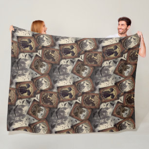  Dracula Halloween Gotische Vampier Kiss Fleece Deken