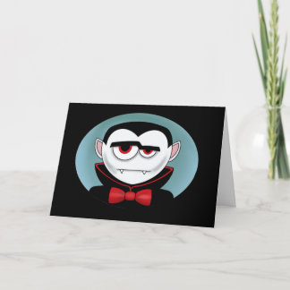 Dracula Halloween-kaart Kaart