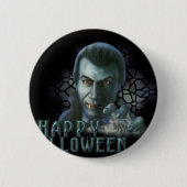 Dracula Halloween Ronde Button 5,7 Cm (Voorkant)