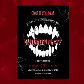 Dracula Halloween Uitnodiging