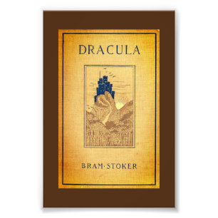 Dracula Hoesje van de eerste Amerikaanse Ed. (1899 Foto Afdruk