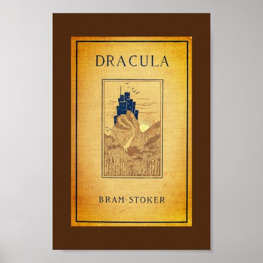 Dracula Hoesje van de eerste Amerikaanse Ed. (1899 Poster (Voorkant)