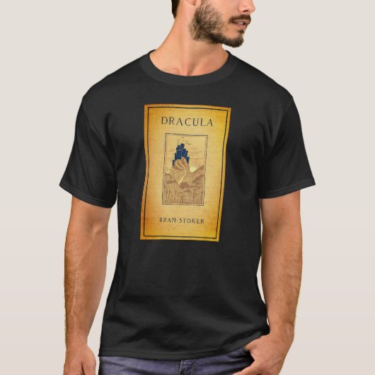 Dracula Hoesje van de eerste Amerikaanse Ed. (1899 T-shirt (Voorkant)