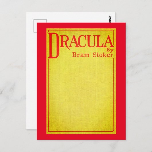 Dracula Hoesje van de eerste editie Briefkaart (Voorkant / Achterkant)