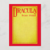 Dracula Hoesje van de eerste editie Briefkaart (Voorkant)