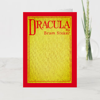 Dracula Hoesje van de eerste editie Folie Wenskaart