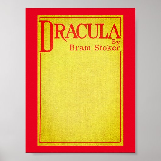 Dracula Hoesje van de eerste editie Poster (Voorkant)