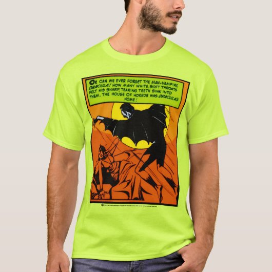 DRACULA! Horror Comic T-Shirt (Voorkant)