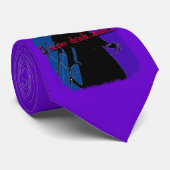 Dracula I Drink nooit ... Wijn Stropdas (Opgerold)