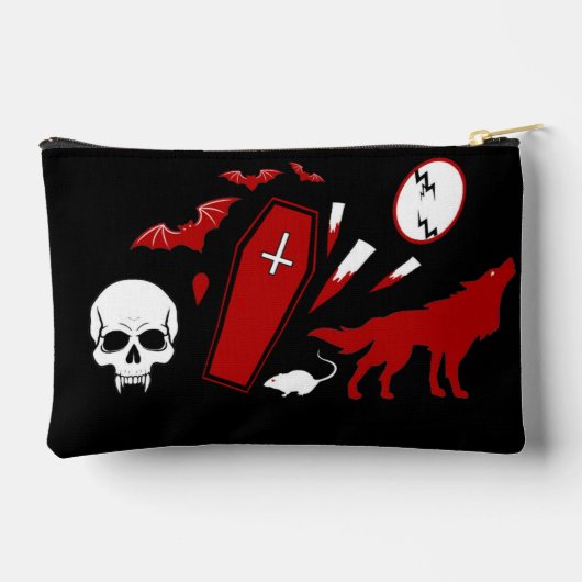 Dracula Icons Pouch Etui (Achterkant)