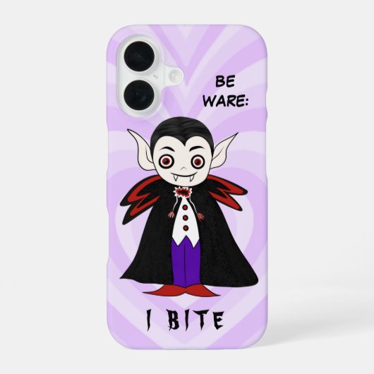 Dracula iPhone 16 Hoesje (Achterkant)