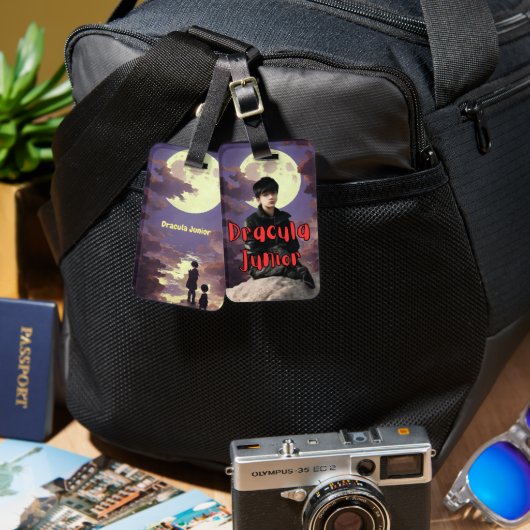 Dracula Junior Bagagelabel (Voorkant /achterkant)