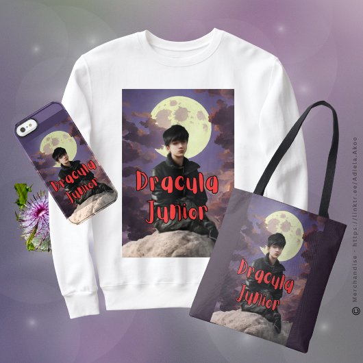 Dracula Junior Sweatshirt van Adiela Akoo