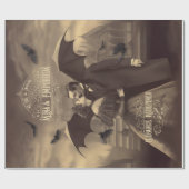 Dracula Kissing Mina Bram Stoker Geïnspireerde Omh Cadeaupapier (Vlak)