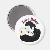 Dracula, Love Bites Magneet (Voorkant / Achterkant)