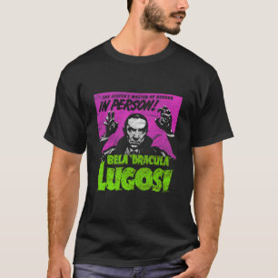 Dracula Lugosi Master of Horror Movie Vampire Esse T-shirt