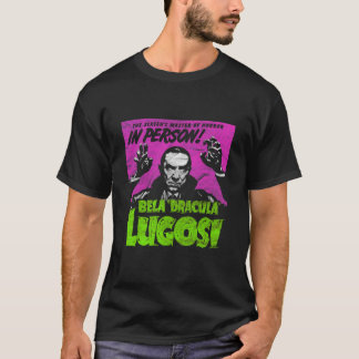 Dracula Lugosi Master of Horror Movie Vampire Esse T-shirt