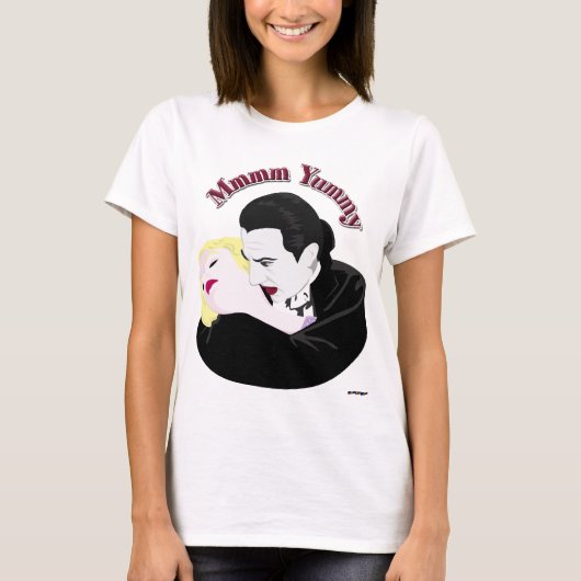 Dracula, Mmmm Lekker T-shirt (Voorkant)