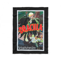 Dracula Monster Movie Blanket