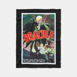 Dracula Monster Movie Blanket Fleece Deken
