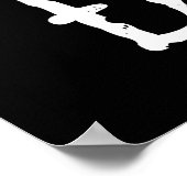 Dracula Portrait Black and White Poster (Hoek)