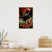 Dracula Poster Gotische Vampier Horror Griezeld Ku (Keuken)