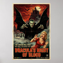 Dracula Poster Gotische Vampier Horror Griezeld Ku