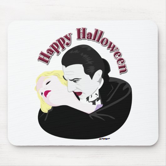 Dracula, Prettig Halloween Muismat (Voorkant)