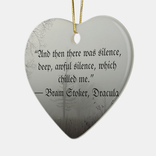Dracula Quote Keramisch Ornament (Links)