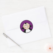 Dracula Ronde Sticker (Envelop)