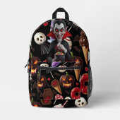 Dracula’s Halloween Candy Bedrukte Rugzak (Voorkant)