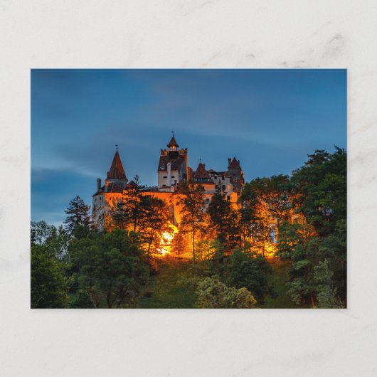 Dracula Schloss Bran in Rumänien Briefkaart (Voorkant)