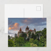 Dracula Schloss Bran in Rumänien Postkarte Briefkaart (Voorkant / Achterkant)