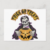 Dracula Skull Briefkaart (Voorkant)