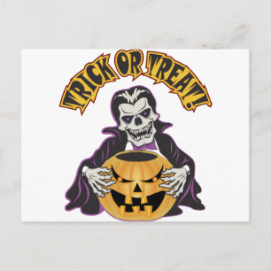 Dracula Skull Briefkaart