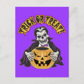 Dracula Skull Briefkaart (Voorkant)