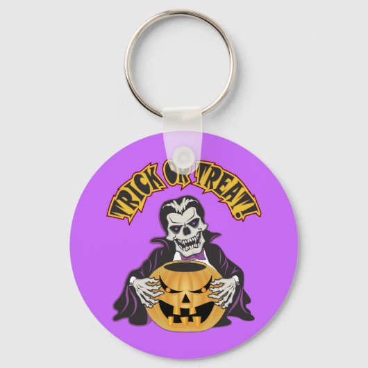 Dracula Skull Sleutelhanger (Voorkant)