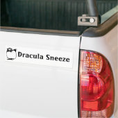 Dracula Sneeze Bumpersticker (Op Truck)