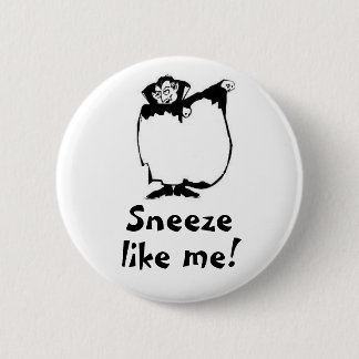 Dracula Sneeze Ronde Button 5,7 Cm