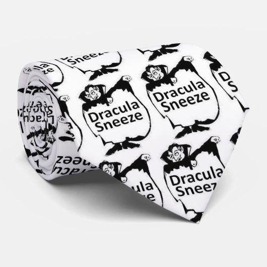 Dracula Sneeze Stropdas (Opgerold)