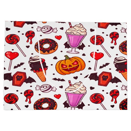 Dracula Snoep Spooky Sweet Fun Groot Cadeauzakje (Achterkant)