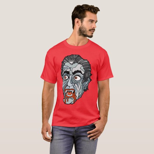 DRACULA - T-shirt met vampier (Voorkant volledig)