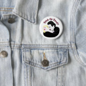 Dracula, Trick or treat? Ronde Button 5,7 Cm (In situ)